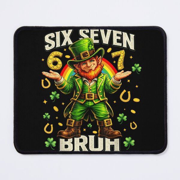 Item preview, Six Seven 67 Funny Leprechaun St Patricks Day Shirt designed and sold by WilliaMaler.