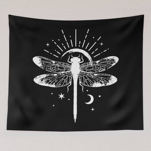 Item preview, Midnight Dragonfly Rising Sun designed and sold by SignumShop.