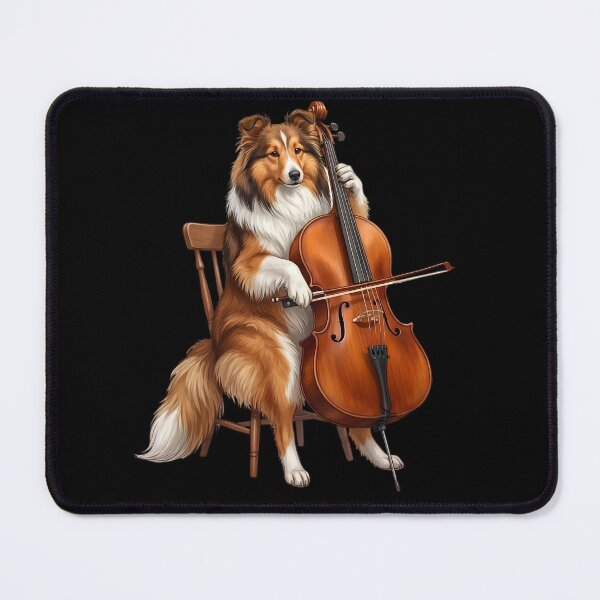 Item preview, Shetland Sheepdog Playing Cello Player Cellist Dog Lover designed and sold by TerryConnells.