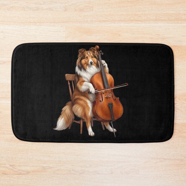 Item preview, Shetland Sheepdog Playing Cello Player Cellist Dog Lover designed and sold by TerryConnells.