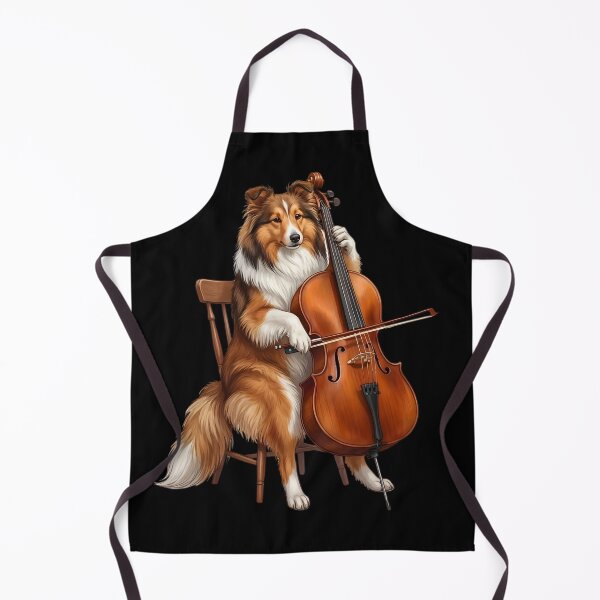 Item preview, Shetland Sheepdog Playing Cello Player Cellist Dog Lover designed and sold by TerryConnells.