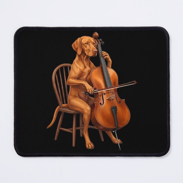 Item preview, Vizsla Playing Cello Player Cellist Dog Lover designed and sold by TerryConnells.