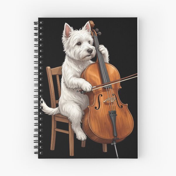 Item preview, West Highland White Terrier Playing Cello Player Cellist Dog Lover designed and sold by TerryConnells.