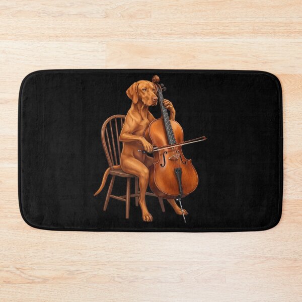 Item preview, Vizsla Playing Cello Player Cellist Dog Lover designed and sold by TerryConnells.