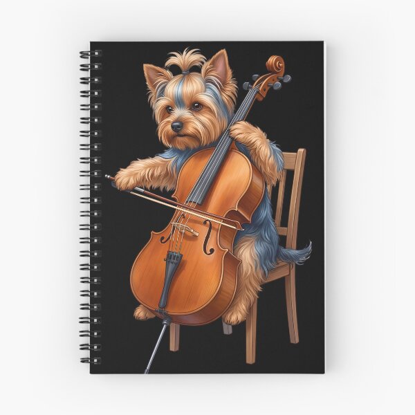 Item preview, Yorkshire Terrier Playing Cello Player Cellist Dog Lover designed and sold by TerryConnells.