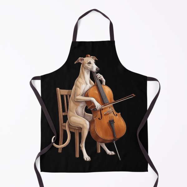 Item preview, Whippet Playing Cello Player Cellist Dog Lover designed and sold by TerryConnells.