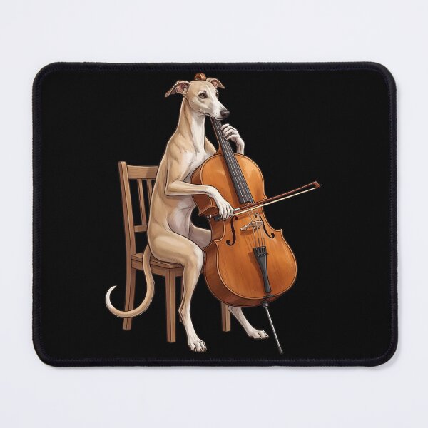 Item preview, Whippet Playing Cello Player Cellist Dog Lover designed and sold by TerryConnells.