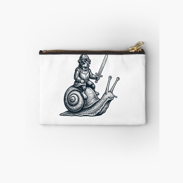 Item preview, Vinatge Rottweiler Riding Snail Medieval Knight Dog Lover designed and sold by DoodleTortle.