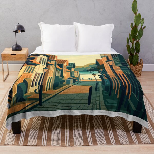 Item preview, Flensburg - Cozy Old Town Alley by the Water designed and sold by darekkocurek.