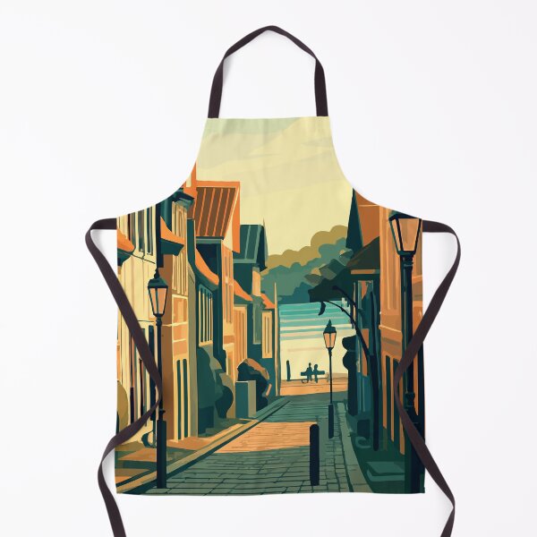 Item preview, Flensburg - Cozy Old Town Alley by the Water designed and sold by darekkocurek.