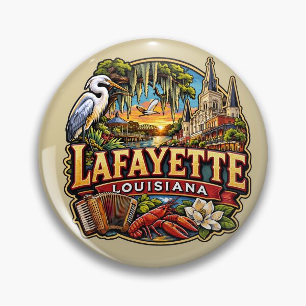 Item preview, Lafayette, Louisiana - Cajun Country designed and sold by Myra365Art.