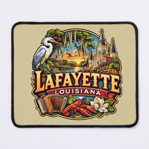 Item preview, Lafayette, Louisiana - Cajun Country designed and sold by Myra365Art.
