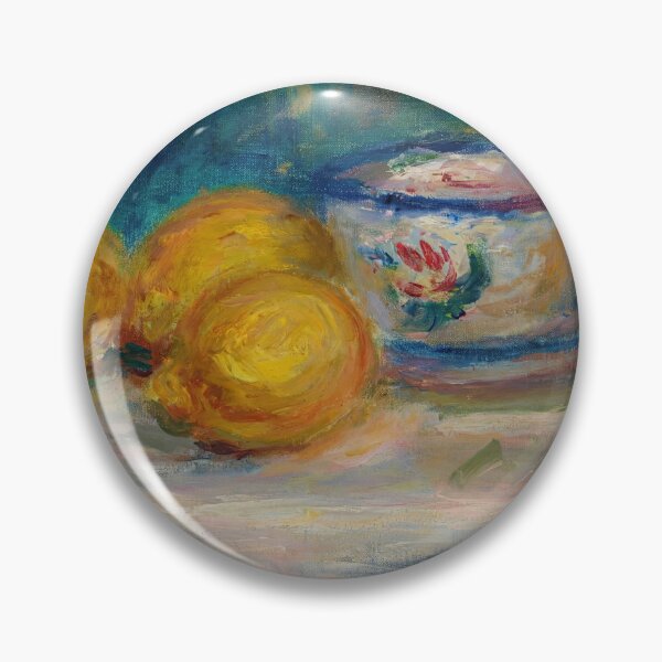 Item preview, Nature Morte Trois Citrons Et Une Tasse by Pierre-Auguste Renoir: Impressionist Still Life Poster designed and sold by artofuniverse.