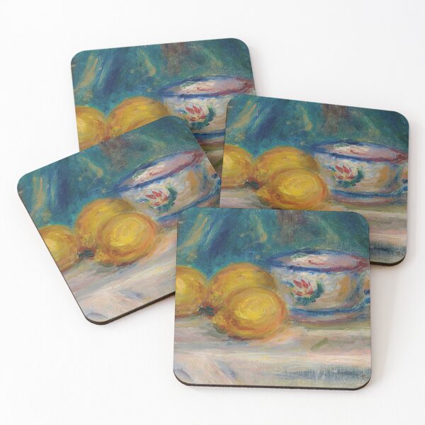 Item preview, Nature Morte Trois Citrons Et Une Tasse by Pierre-Auguste Renoir: Impressionist Still Life Poster designed and sold by artofuniverse.