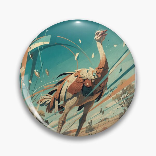 Item preview, Rhea of the Open Plains – Wildlife Kings designed and sold by Earth Celebration Designs.