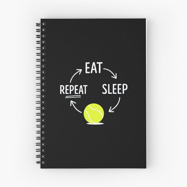Item preview, Eat Repeat Sleep Tennis Lifestyle Design designed and sold by WayTBeenkenArt.
