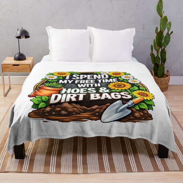 Item preview, I Spend My Free Time With Hoes And Dirt Bags designed and sold by margamPagenberg.