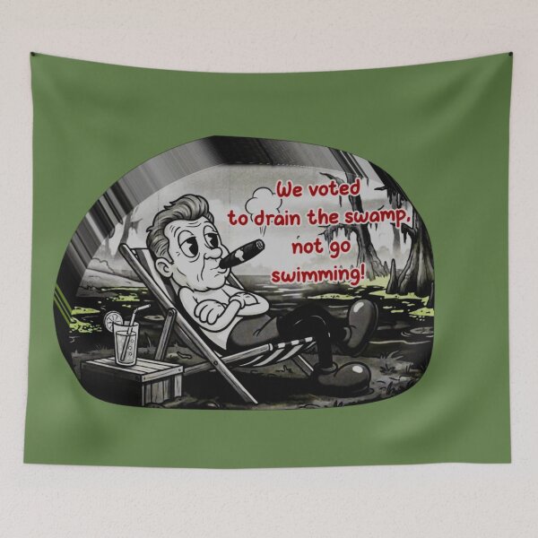 Item preview, Drain the Swamp designed and sold by AbstractAsylum.