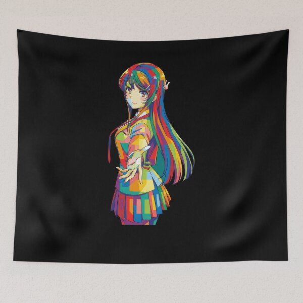Item preview, Mai Sakurajima Wpap Pop Art designed and sold by sandrahofer-art.