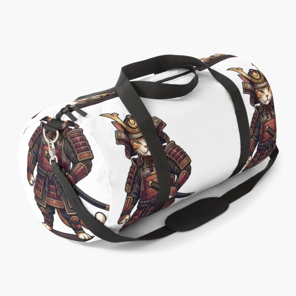 Item preview, Brave Samurai Cat - Japanese Warrior Neko with Katana designed and sold by AlanyaArtX.