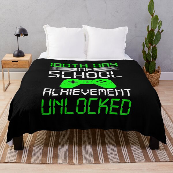 Item preview, 100th Day of School Achievement Unlocked Gamer designed and sold by FGTV2021.