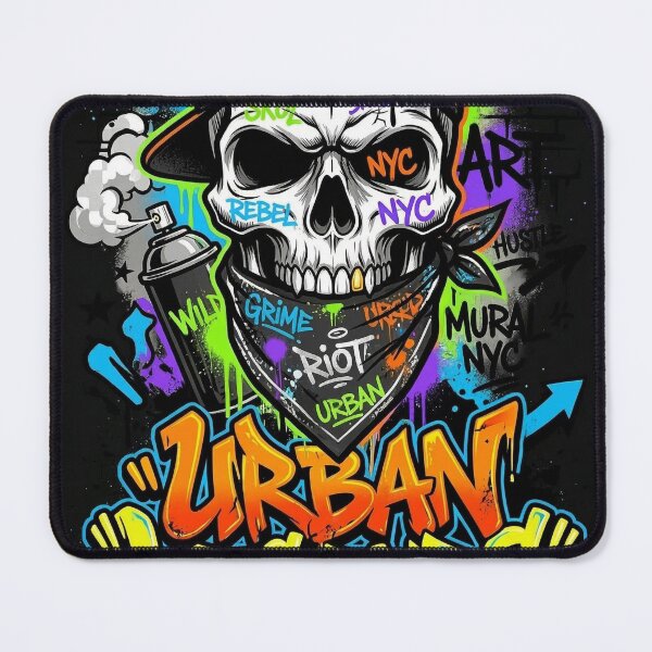 Item preview, Streetwear Graffiti Skull – Urban Hip Hop Skull Art Design designed and sold by Beauty Hand LK.