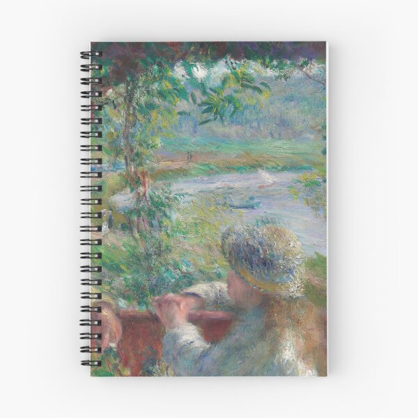 Item preview, Near the Lake by Pierre-Auguste Renoir: Impressionist Riverside Fine Art Poster designed and sold by artofuniverse.