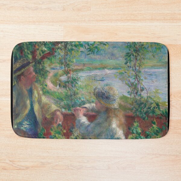 Item preview, Near the Lake by Pierre-Auguste Renoir: Impressionist Riverside Fine Art Poster designed and sold by artofuniverse.