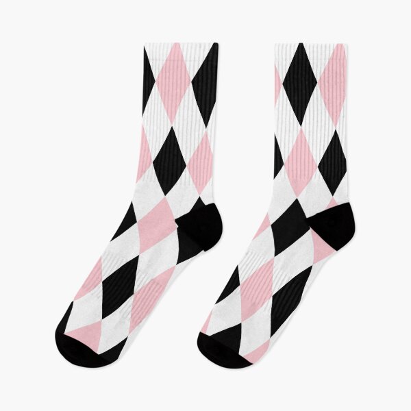 Item preview, Argyle Pink and Black Harlequin Diamonds designed and sold by TheSmartyArty.