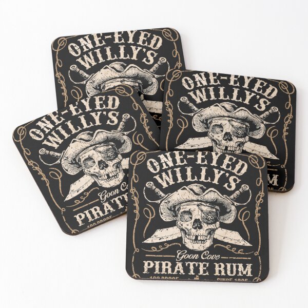 Item preview, One Eyed Willy'S Goon Cove Pirate Rum designed and sold by AbbeAbernat.