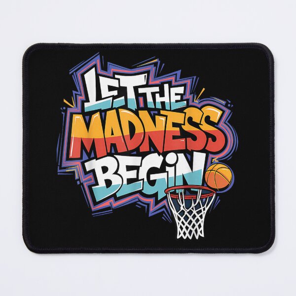 Item preview, Let The Madness Begin Funny Basketball Tournament Fan Shirt designed and sold by DienesAngele.