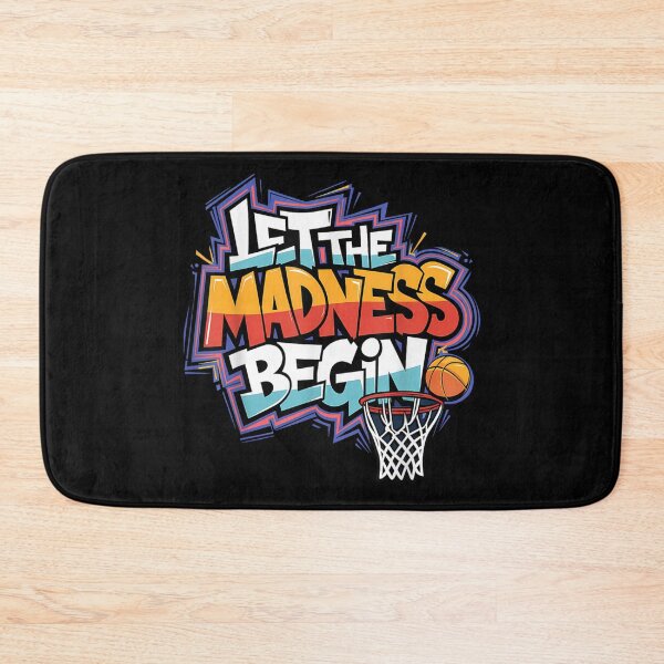 Item preview, Let The Madness Begin Funny Basketball Tournament Fan Shirt designed and sold by DienesAngele.