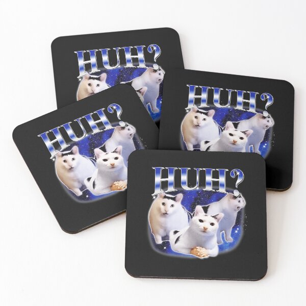 Item preview, Huh Funny Confused Cat Meme designed and sold by tadmercado.