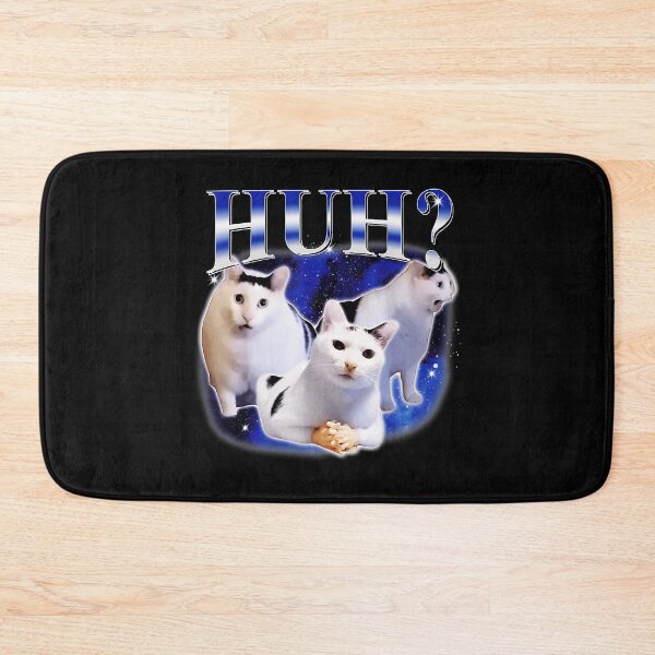 Item preview, Huh Funny Confused Cat Meme designed and sold by tadmercado.
