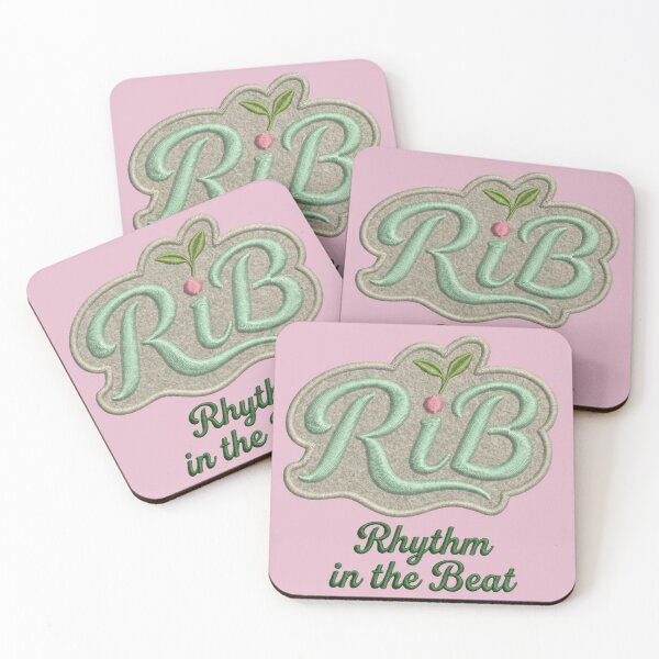 Item preview, Mint Green RiB Embroidered Patch Artisanal Style designed and sold by Rib-Brand.