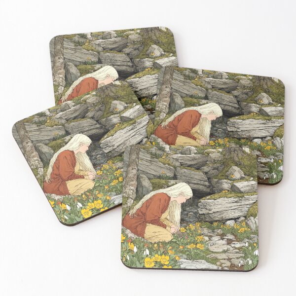 Item preview, Elven Maiden Among Wildflowers designed and sold by Banal25.
