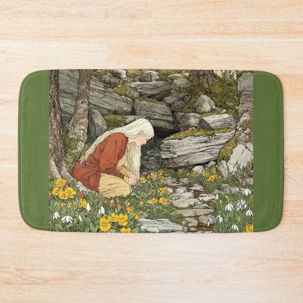 Item preview, Elven Maiden Among Wildflowers designed and sold by Banal25.