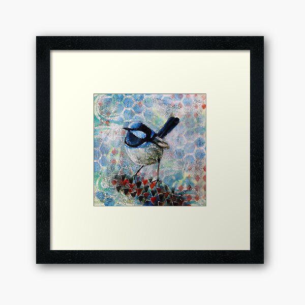 Superb Blue Boy Framed Art Print