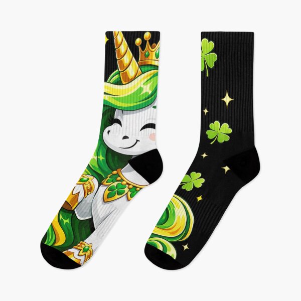 Item preview, Lucky St Patricks Day Unicorn Shamrock Cute Irish Unicorn Shirt designed and sold by DienesAngele.