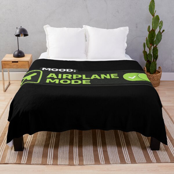 Item preview, Mood Airplane Mode – Funny Introvert Tech Humor Design | Dead Inside Club designed and sold by SpainDesign77.