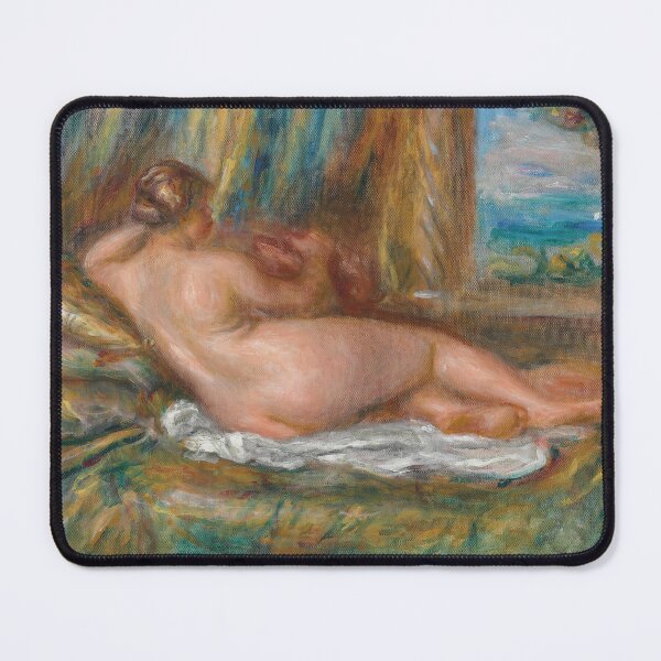 Item preview, Nu Couche Odalisque Couchee by Pierre-Auguste Renoir: Impressionist Nude Poster designed and sold by artofuniverse.