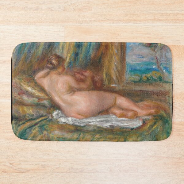 Item preview, Nu Couche Odalisque Couchee by Pierre-Auguste Renoir: Impressionist Nude Poster designed and sold by artofuniverse.