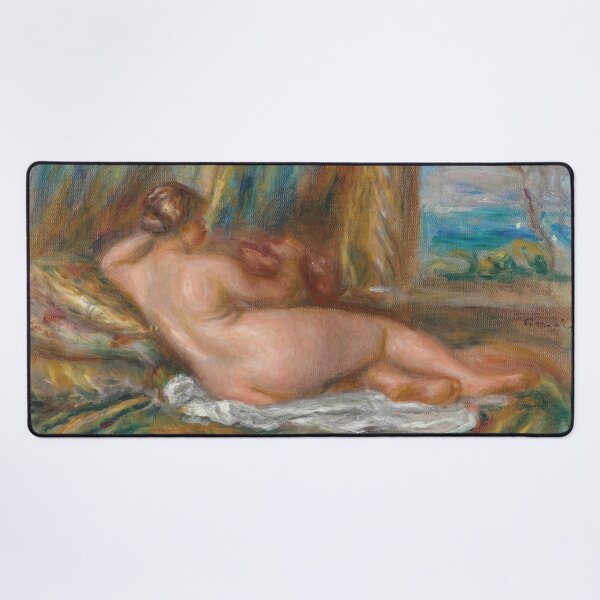 Item preview, Nu Couche Odalisque Couchee by Pierre-Auguste Renoir: Impressionist Nude Poster designed and sold by artofuniverse.