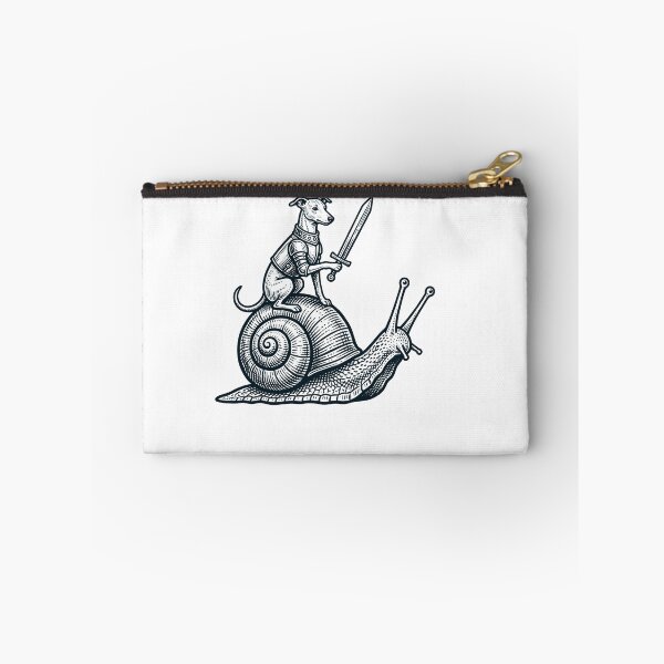 Item preview, Vinatge Whippet Riding Snail Medieval Knight Dog Lover designed and sold by DoodleTortle.