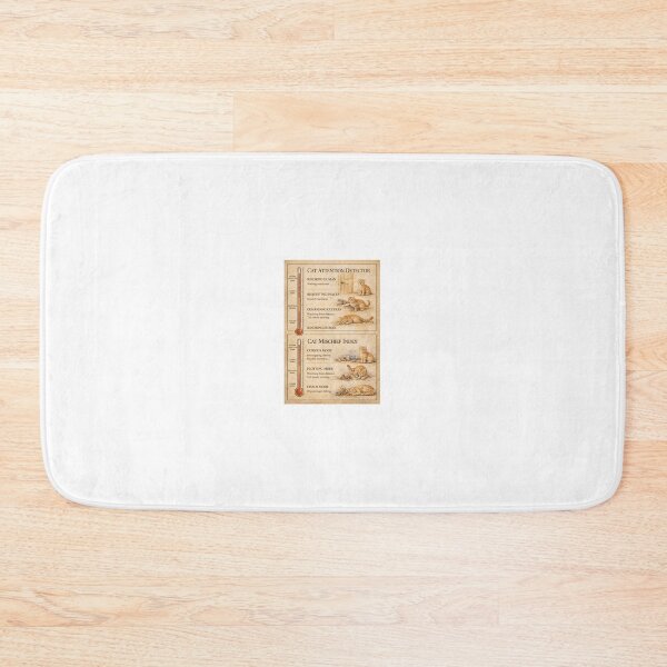 Item preview, Cat Attention Detector & Cat Mischief Index Chart designed and sold by LovelyCatGalaxy.