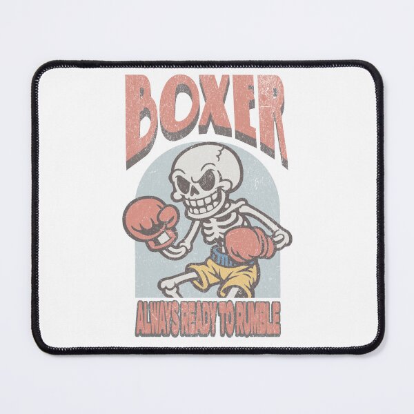 Item preview, Skeleton Boxer – Always Ready to Rumble Vintage Boxing Design designed and sold by Proto Lab Studio.