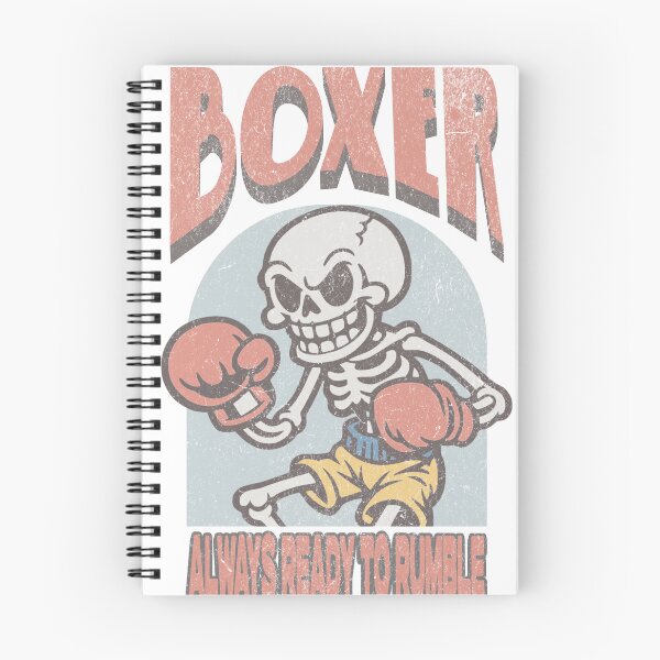 Item preview, Skeleton Boxer – Always Ready to Rumble Vintage Boxing Design designed and sold by Proto Lab Studio.