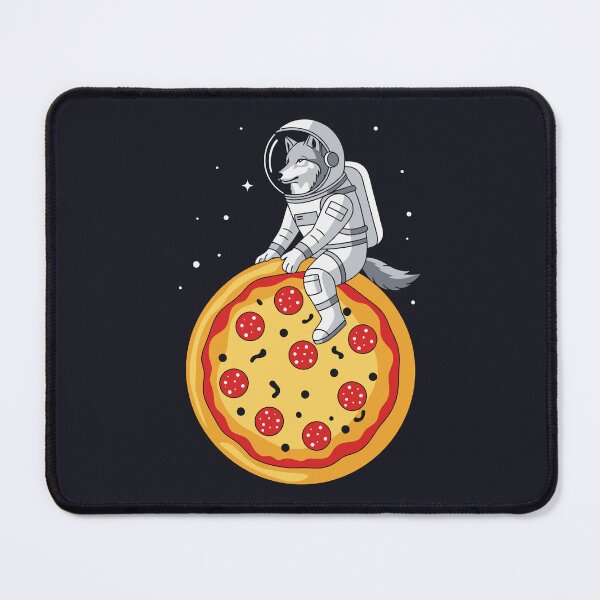 Item preview, Astronaut Wolf Pizza Planet designed and sold by Amir Faysal.
