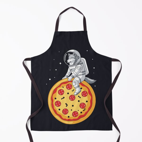 Item preview, Astronaut Wolf Pizza Planet designed and sold by Amir Faysal.