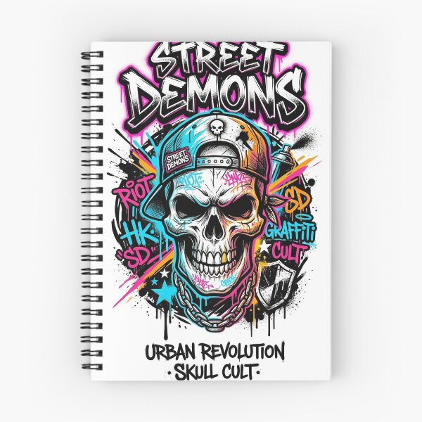Item preview, Street Art Skull Graffiti – Cool Urban Streetwear Illustration designed and sold by Beauty Hand LK.